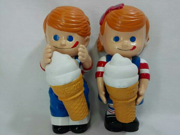 日世イメージキャラクター ニックン&セイチャン 貯金箱