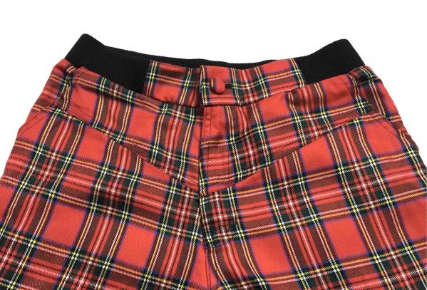 美品 ankoROCK アンコロック サルエル リブパンツ チェック