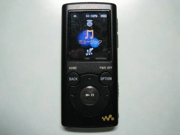 SONY ウォークマン NW-E053 ブラック 4GB 中古 送料無料 ０５８