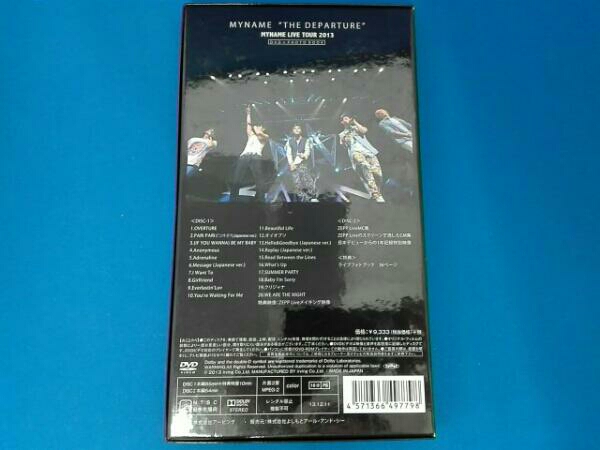 MYNAME LIVE TOUR 2013 ~THE DEPARTURE~』LIVE DVD MYNAME商品一覧