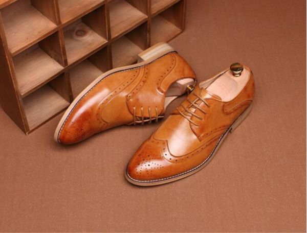 新品本革 メンズ 高級牛皮ビジネスシューズ 2色選択可A01(1)