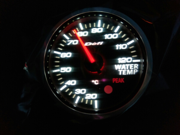 Defi Link-Meter BF ホワイト 水温計 ガラス新品 デフィ 水温