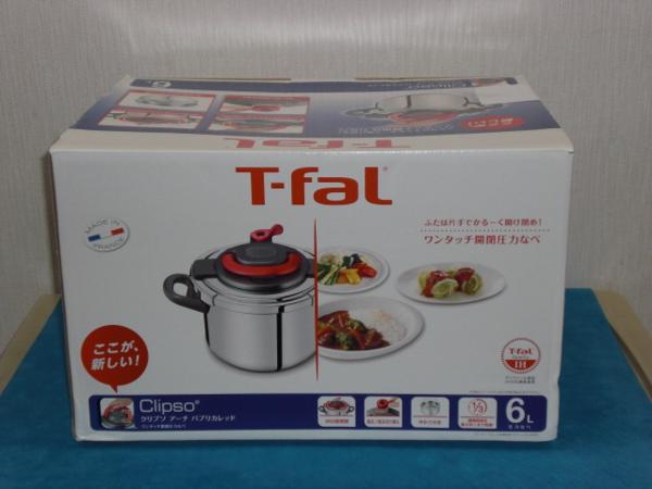 ☆即決税込☆T-falクリプソアーチパプリカレッド6L P4360732新品