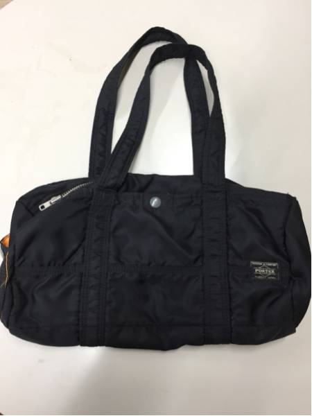 【美品】ポーター PORTER タンカー ミニボストンバッグ 黒