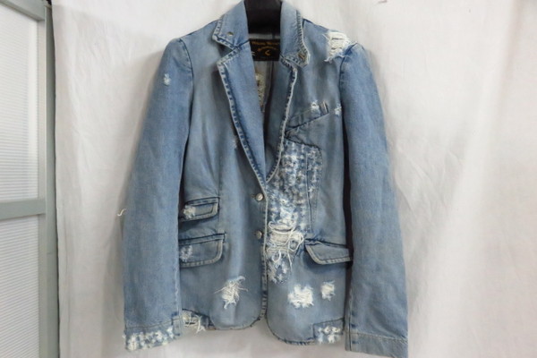 本物極美/Vivienne Westwood/ANGLOMANIA/デニムジャケットbbk33w