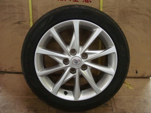車 トヨタ純正 17インチ アルミホイール 1本 タイヤ付き