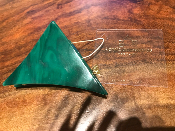 sAn サンカククリップ 新品未使用 石原さとみ ★グリーン★