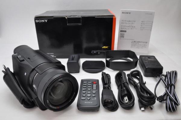 SONYデジタル4Kビデオカメラ FDR-AX100 16製品 延長保証3年あり