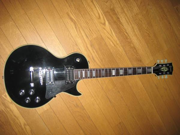 Greco Les Paul Custom Vintage Japan Black Guitar in Made Electric