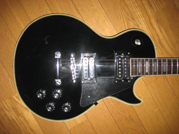 Greco Les Paul Custom Vintage Japan Black Guitar in Made Electric