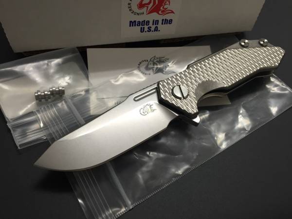 Hinderer Rick | Knives Half Track Knife - 20CV Titanium National