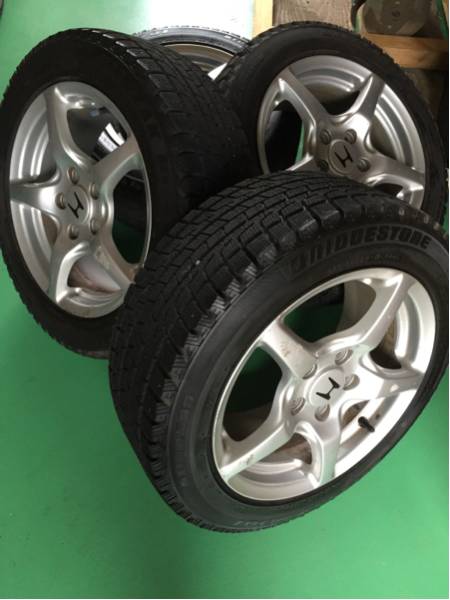 S2000 スタッドレス4本セット　純正 S2000 純正 16インチ スタッドレス ブリジストン レボ 205/55R16