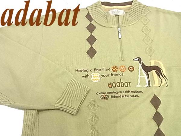 定価2.7万○adabatアダバット ハーフジップウールセーター 【公式通販】