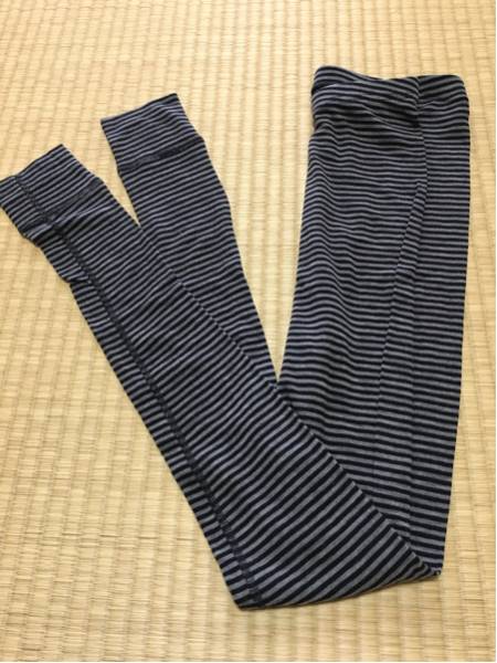 ibex☆ウール#ボーダータイツ#メンズS