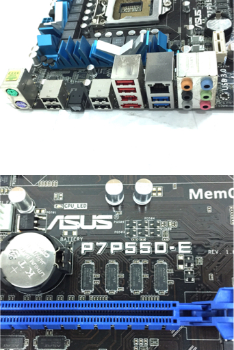 ASUS P7P55D GIGABYTE GA-EX58 含む マザーボード 3点セット