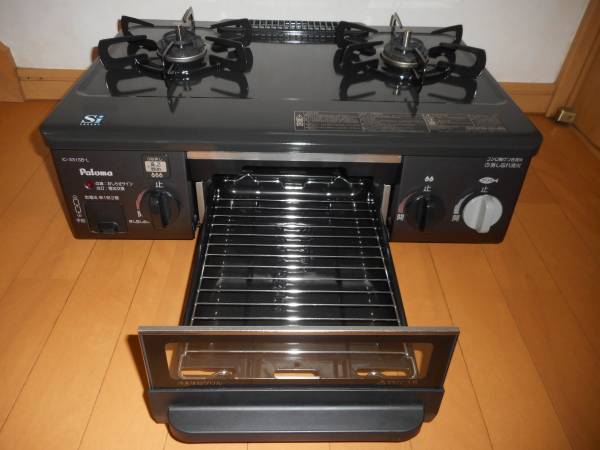 14年製パロマ 都市ガス(12A・13A)用ガスコンロ IC-331SB-L