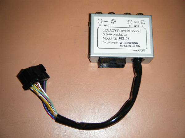 スバル レガシィ FSL-21 純正オーディオ外部入力接続ユニット