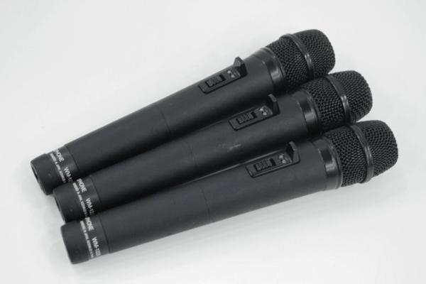 【中古】ワイヤレスマイク　wm-1220 3本 TOA ワイヤレスマイクロホン 3本セット□WM-1220 中古 中古TOA