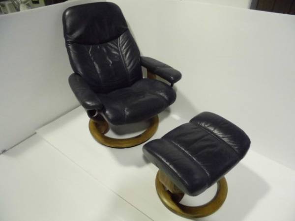 ○EKORNES エコーネス 総革張り ストレスレスチェア オットマン