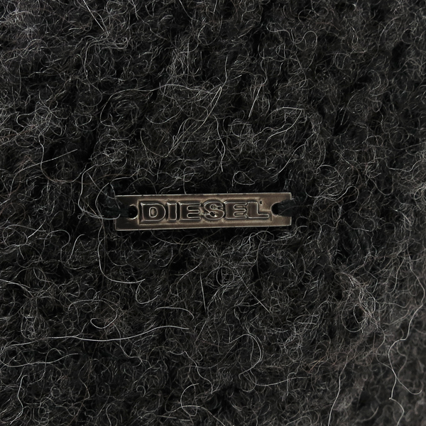 極美品 DIESEL ディーゼル アルパカ混 ケーブル編み ニットJKT M