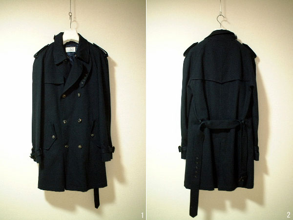 マルタン マルジェラ ⑭ martin margiela 14 トレンチコート 48 【公式