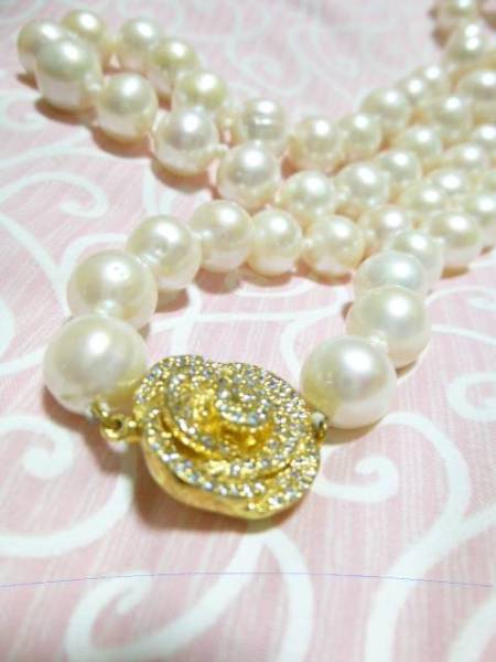 JUNKO SHIMADA☆ジュンコシマダ☆ロングパールネックレス　難有