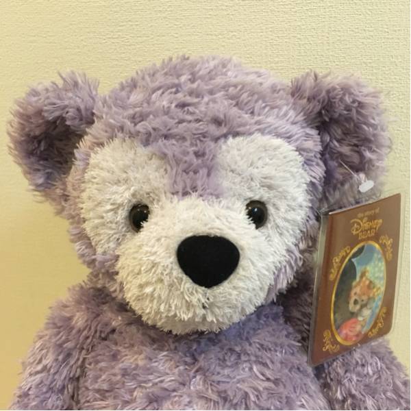 ダッフィー パープル 初期 ビーズ WDW ディズニーベア チャイナ