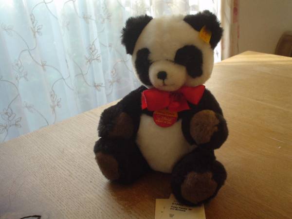 極美品】シュタイフ パンダ Petsy Panda 鳴き声ギミック付 極美品