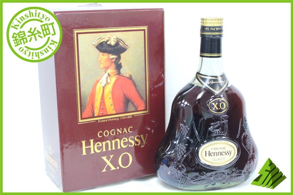 ◇注目! ヘネシー XO 金キャップ グリーンボトル COGNAC 箱付 GB