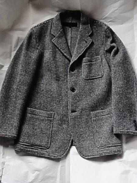 美品コムデギャルソンオム凹凸ワッフル編ジャケット厚みざっくり