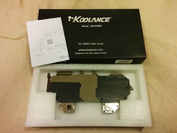 Koolance GTX690用 水冷ブロック VID-NX690 101251 ジャンク扱い