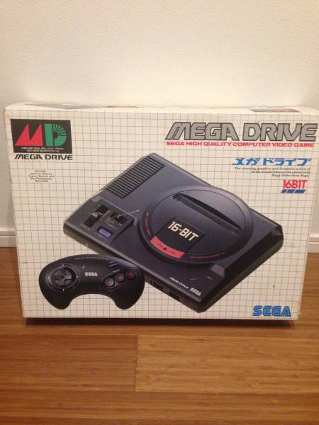 メガドライブ本体　中古　箱付き