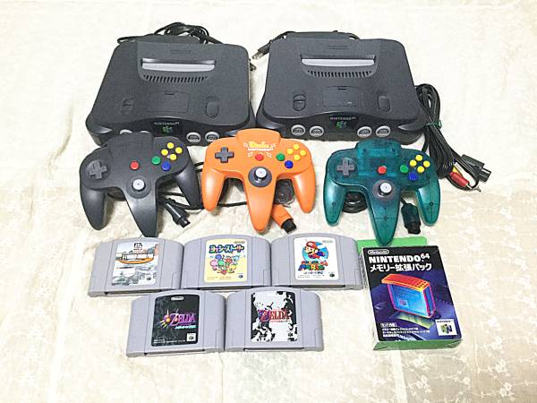 ニンテンドー 64 本体 2台 ソフト 6本 セット