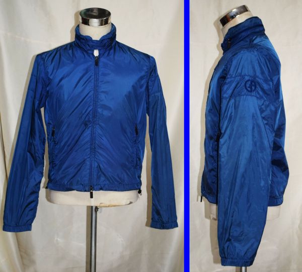 ★ジョルジオアルマーニ黒ラベル★お洒落なフルジップブルゾン46