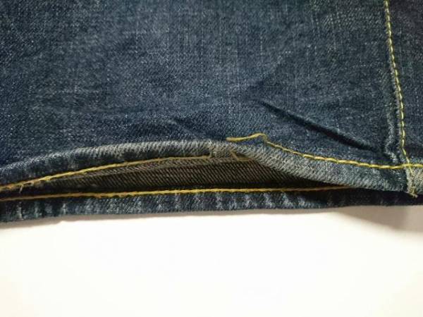 絶番限定モデル EVISU 家紋刺繍ジーンズ 36インチ　ウォッシュ済