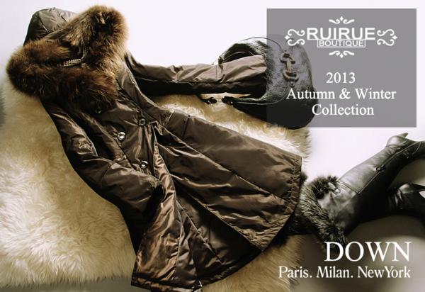 D082ML新品9号艶感ラクーンファー付きロングダウンコート１円