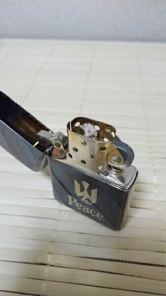 ピース Peace ブルーチタン Zippo ジッポ ジッポー ZIPPO zippo 