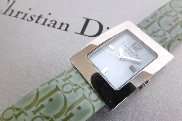 中古(動作未確認)☆Dior ディオール 腕時計☆ Christian Dior 1円