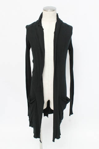 LGB バッククロスカーデ ダークグレー LGB バッククロスカーデ ダークグレー LGB カーディガン.BACK CROSS