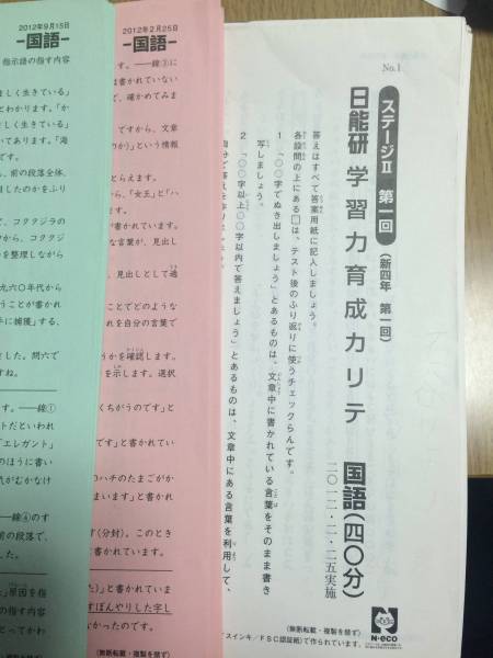 本 2013年 日能研 6年 前期 合格力育成カリテテスト 全17回