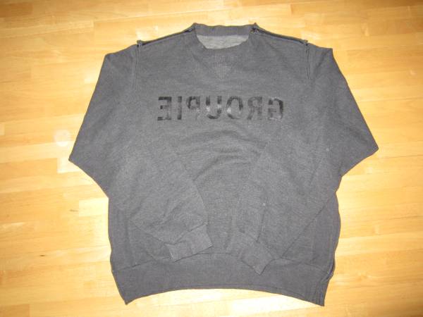 アンダーカバー　GROUPIE　ジップスエット　グレー　99SS