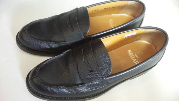 リーガル REGAL 紳士靴 26EE 黒 送料無料　