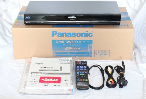 Panasonic dmr-bw690 ブルーレイレコーダー作動品 パナソニック