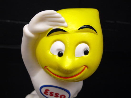 ESSO 貯金箱 - エッソ オイル ガソリン レトロ ヴィンテージ 石油 
