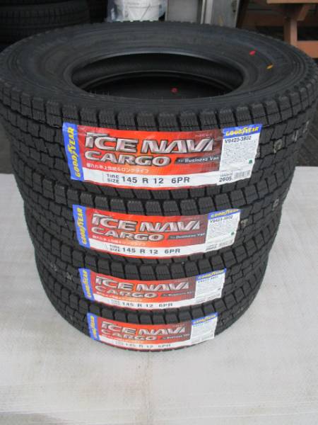 【合計10800円】　グッドイヤー 145R12 6PR　新品4本セット！