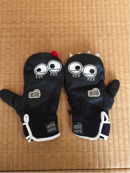 送料無料 スノボ eb's エビス ケモノちゃん ミトン グローブ_1