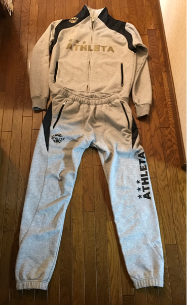 別注 ATHLETA アスレタ スウェット 上下 フットサル ピステ M