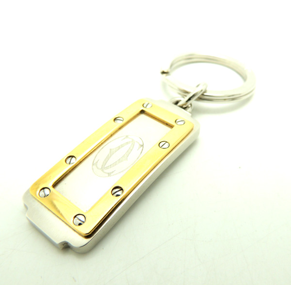 【中古】Cartier/カルティエ　サントス　キーホルダー　箱付