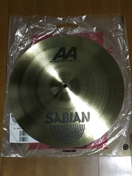 SABIAN AA MEDIUM THIN CRASH 16インチ セイビアン