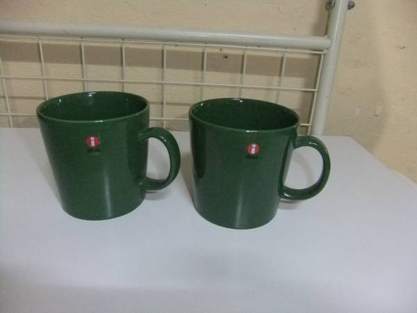 廃番】イッタラ24h グリーン マグカップ2個 2775705687.jpg?1768538954